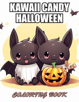 Kawaii Candy Halloween Coloring Book: Stress Relief and Creativity Coloring Pages for All Fans