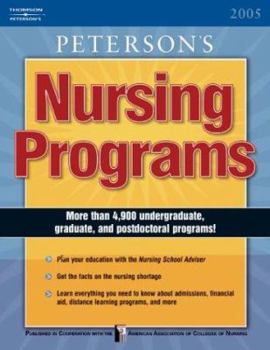 Paperback Nursing Programs 2005, 10 ed. Book