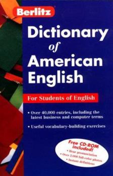 Paperback Berlitz Dictionary of American English: For Students of English [With CDROM] Book