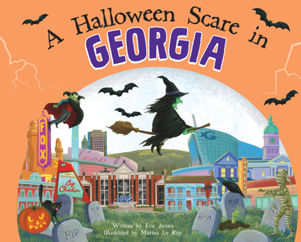 Hardcover A Halloween Scare in Georgia Book