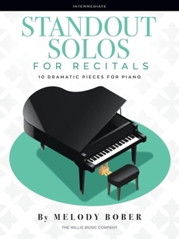 Paperback Standout Solos for Recitals: 10 Dramatic Pieces for Piano Book