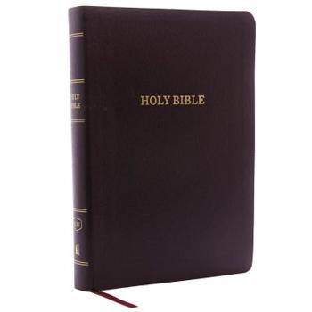 Bonded Leather KJV, Reference Bible, Giant Print, Bonded Leather, Burgundy, Indexed, Red Letter Edition [Large Print] Book