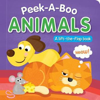 Hardcover Peek-a-boo Animals: A Lift-the-flap Book