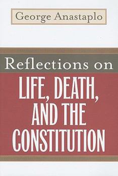 Paperback Reflections on Life, Death, and the Constitution Book