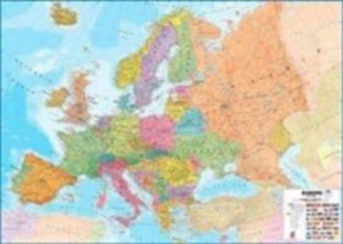 Map Europe Politcal laminated Book