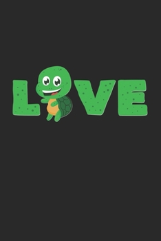 Paperback Love: 6x9 Turtle - dotgrid - dot grid paper - notebook - notes Book