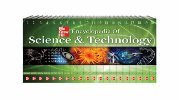 Hardcover McGraw-Hill Encyclopedia of Science and Technology Volumes 1-20 11th Edition Book