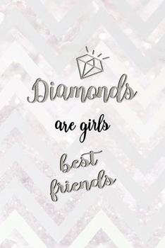 Diamonds Are Girls Best Friends: Notebook Journal Composition Blank Lined Diary Notepad 120 Pages Paperback Pink Zigzag Diamonds