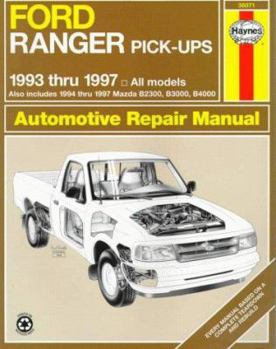 Paperback Ford Ranger & Mazda B-Series Pick-Ups Automotive Repair Manual Book