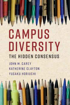 Paperback Campus Diversity: The Hidden Consensus Book
