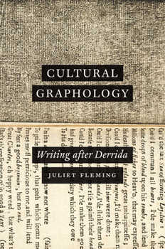 Hardcover Cultural Graphology: Writing After Derrida Book
