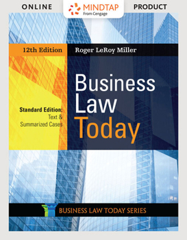 Product Bundle Bundle: Business Law Today, the Essentials: Text and Summarized Cases, Loose-Leaf Version, 12th + Mindtap, 1 Term Printed Access Card Book