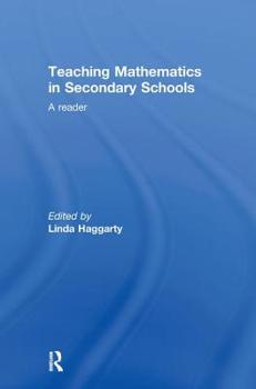 Hardcover Teaching Mathematics in Secondary Schools: A Reader Book
