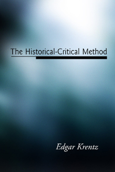 Paperback The Historical-Critical Method Book