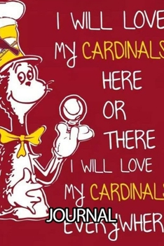 Journal: The Arizona Cardinals Professional American Football Salt River Valley Team Daily Creative Writing Workbook for Teens & Children, Man, Woman ... Adults Journal Paper 6 x 9 Inches 110 Pages