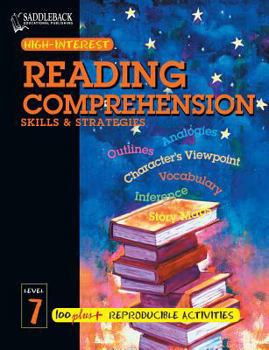 Paperback Reading Comprehension Skills and Strategies Level 7 Book