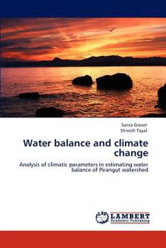 Paperback Water balance and climate change Book