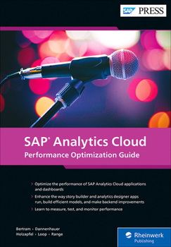 Hardcover SAP Analytics Cloud Performance Optimization Guide Book