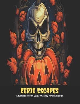Eerie Escapes: Adult Halloween Color Therapy for Relaxation , 50 pages, 8x11 inches