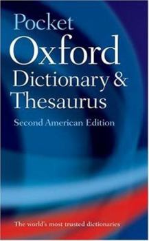 Paperback The Pocket Oxford Dictionary and Thesaurus Book