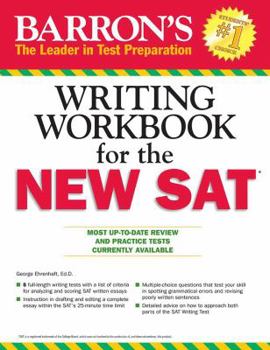 Paperback Barron's Writing Workbook for the New Sat, 4th Edition Book