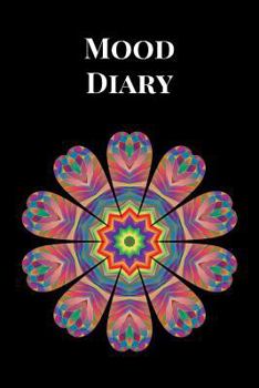 Paperback Mood Diary: Purple Multicolored Blossom Mandala Book
