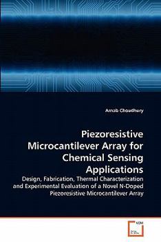 Paperback Piezoresistive Microcantilever Array for Chemical Sensing Applications Book