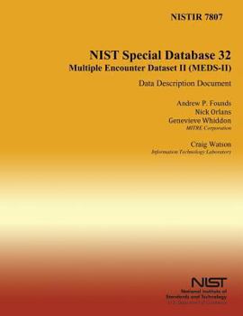 Paperback Multiple Encounter Dataset (Deceased Persons) MEDS-II: Data Description Document Book