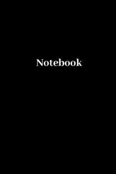 Notebook: Unruled Black Notebook