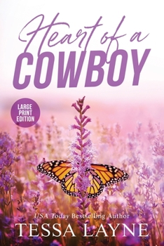 Paperback Heart of a Cowboy [Large Print] Book