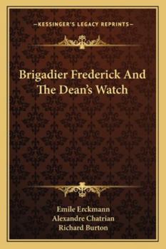 Paperback Brigadier Frederick And The Dean's Watch Book