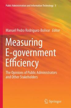Measuring E-government Efficiency: The Opinions of Public Administrators and Other Stakeholders
