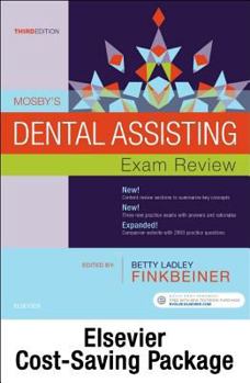 Hardcover Mosby's Dental Assisting Exam Review - Elsevier eBook on Vitalsource + Evolve Access (Retail Access Cards) Book