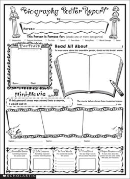 Misc. Instant Personal Poster Sets: Biography Report Book