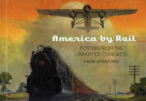 Card Book America by Rail Book of Postcards Aa672 Book