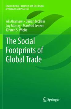 Paperback The Social Footprints of Global Trade Book