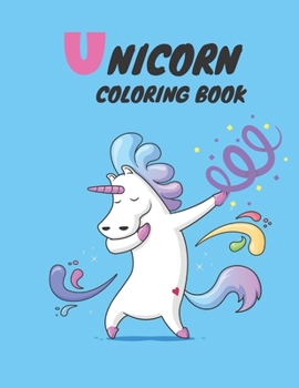 Paperback Unicorn Coloring Book: For Kids Ages 4-9/ drawing for young kids Book