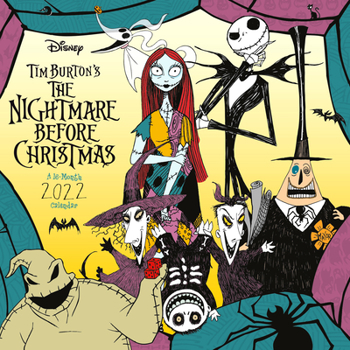 Calendar 2022 Nightmare Before Christmas Wall Book