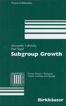 Paperback Subgroup Growth Book
