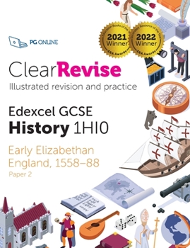 Paperback ClearRevise Edexcel GCSE History 1HIO Early Elizabethan England 1558-88 Book