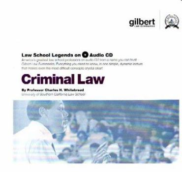 Audio CD Criminal Law [With CDROM] Book