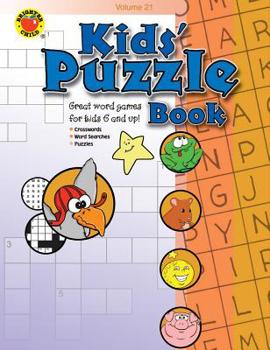 Paperback Kids' Puzzle Book, Grades 1 - 5: Volume 21 Book