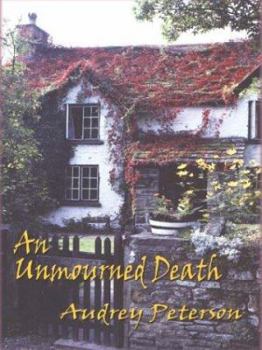 Hardcover An Unmourned Death [Large Print] Book