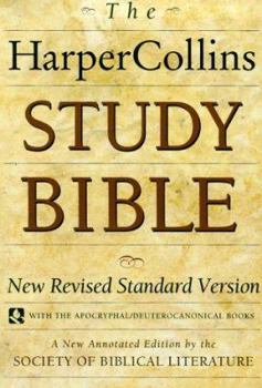 Hardcover HarperCollins Study Bible-NRSV Book