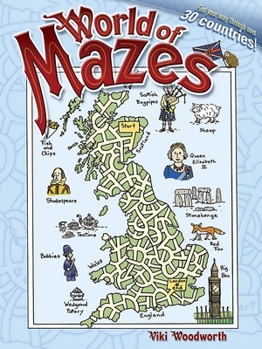 Paperback World of Mazes Book