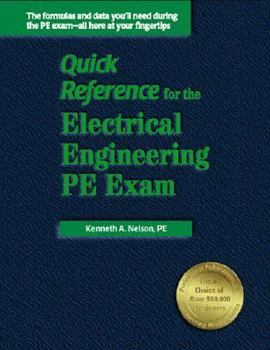 Paperback Quick Reference for the Electrical Engineering PE Exam Book
