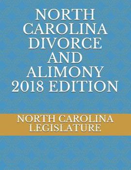 Paperback North Carolina Divorce and Alimony 2018 Edition Book