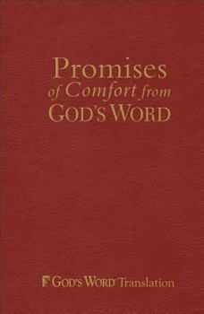 Hardcover Promises of Comfort from God's Word, Maroon Imitation Leather Book