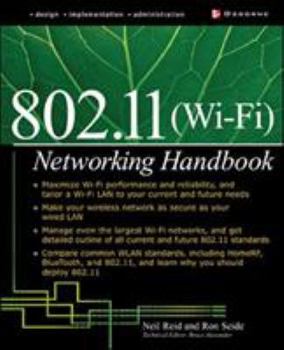 Paperback Wi-Fi (802.11) Network Handbook Book