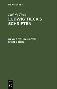 Hardcover William Lovell, Erster Theil [German] Book
